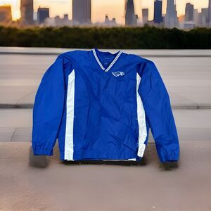 Holloway Jacket Eagles Large Boys Pullover V Neck Jersey Lined